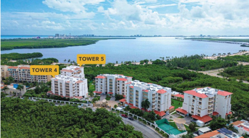 Amazing three bedroom apartment in mexican caribbean, cancún in an exclusive hotel zone area near the lagoon