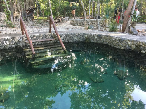 Land with cenote and Temascal