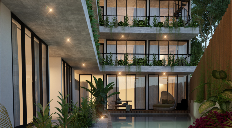 Noil Tulum – 1 2 & 3 bedrooms Condos