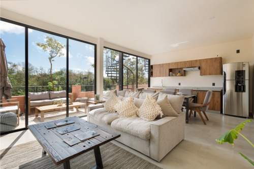 Amazing Two bedroom eco-chic apartment in tulum, mexican caribbean