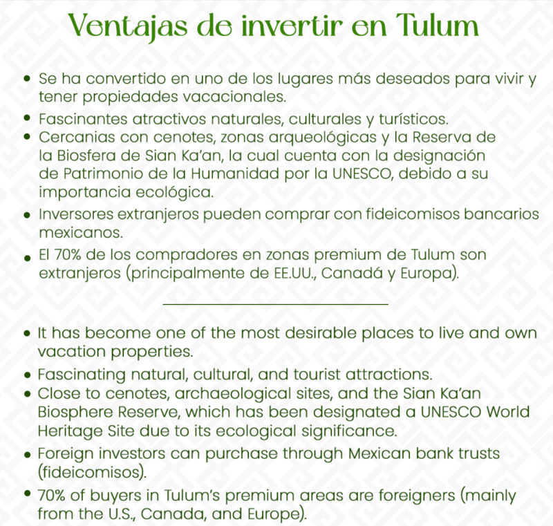 Residential land lots in Presale in Tulum 20% downpayment + 36 payments 0% interest