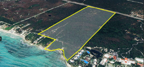 terreno en la playa dorada