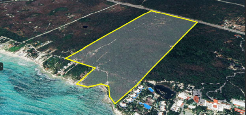 terreno en la playa dorada