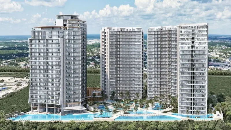 Aurora Towers Cancun - Apartments with Laguna views - Delivery in 2028